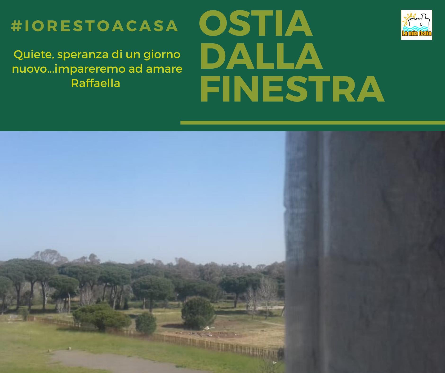 Ostia dalla finestra: mese di aprile